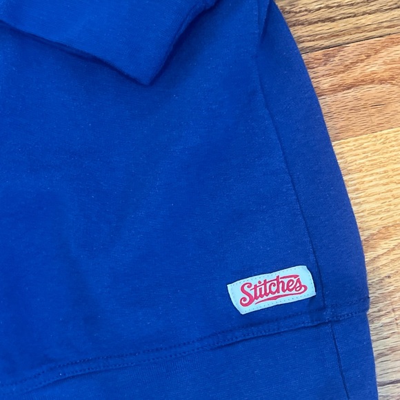 Stitches New York Mets Royal Blue Crewneck Pullover Sweatshirt Men's Size XLarge - Picture 8 of 11